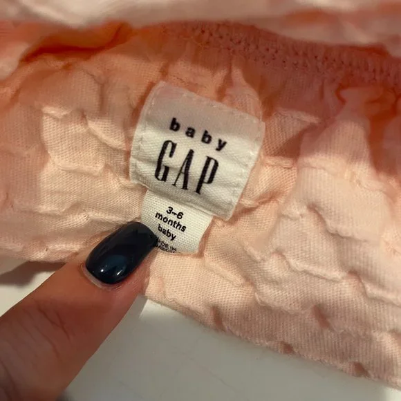 Gap Baby Textured Knit Tunic Shirt Pink 3-6 Months - Picture 5 of 8